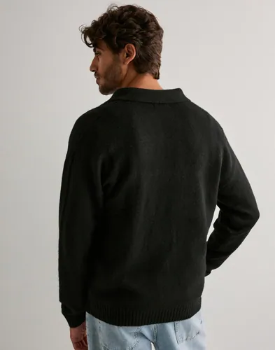 JACK & JONES Jjsoho Ollie Knit Split Neck Ln Långärmad piké pikéer herr – bild 2