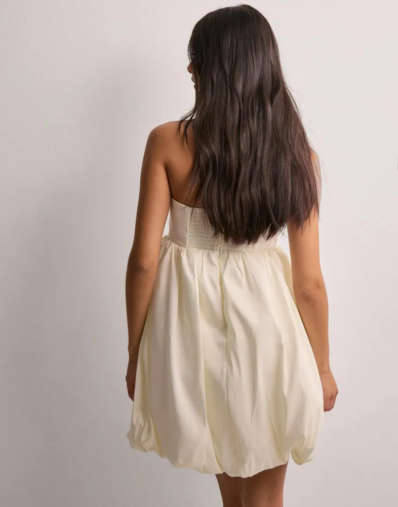Isolde strapless bubble mini dress
