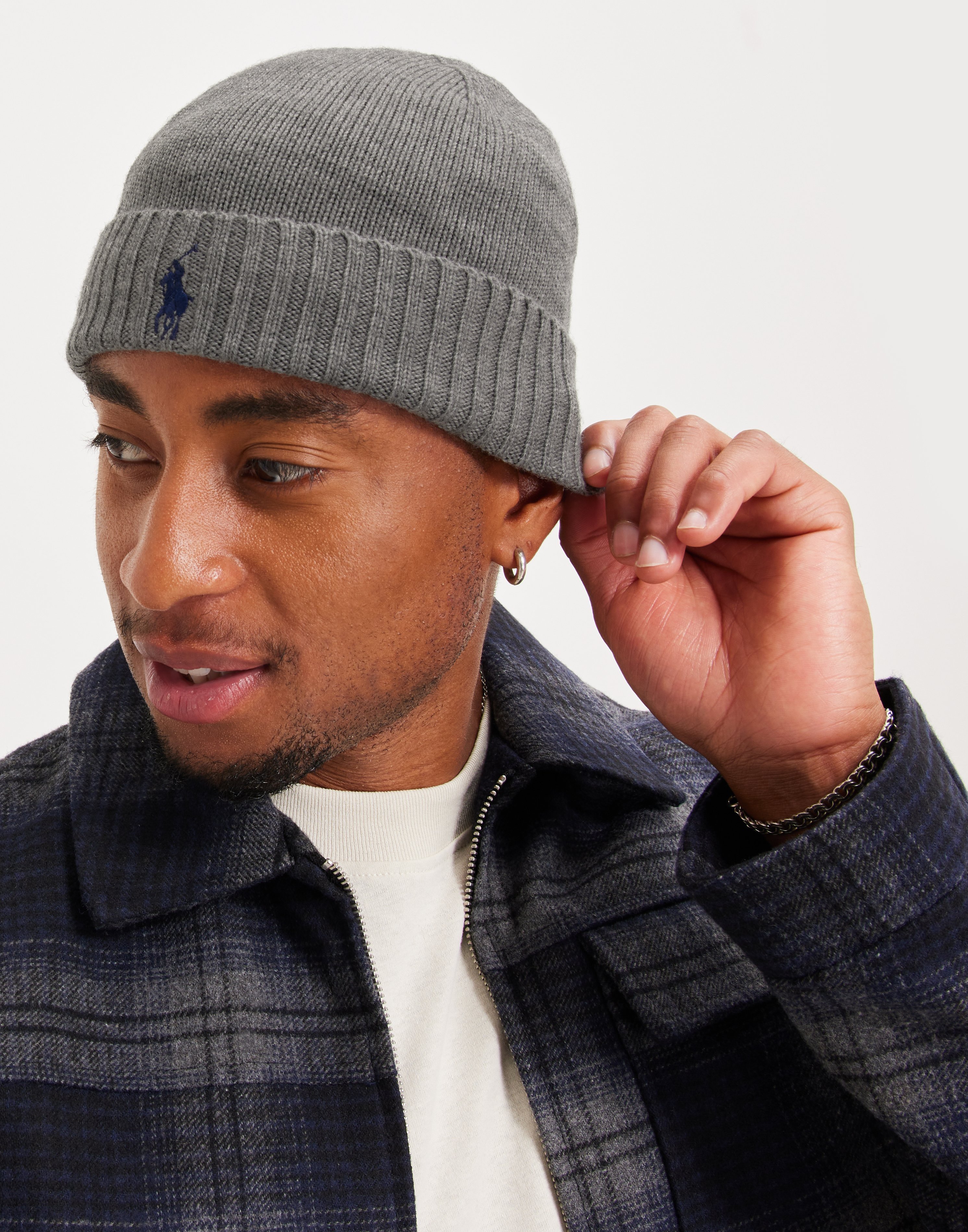 Buy Polo Ralph Lauren FO HAT COLD WEATHER HAT Grey NLYMAN