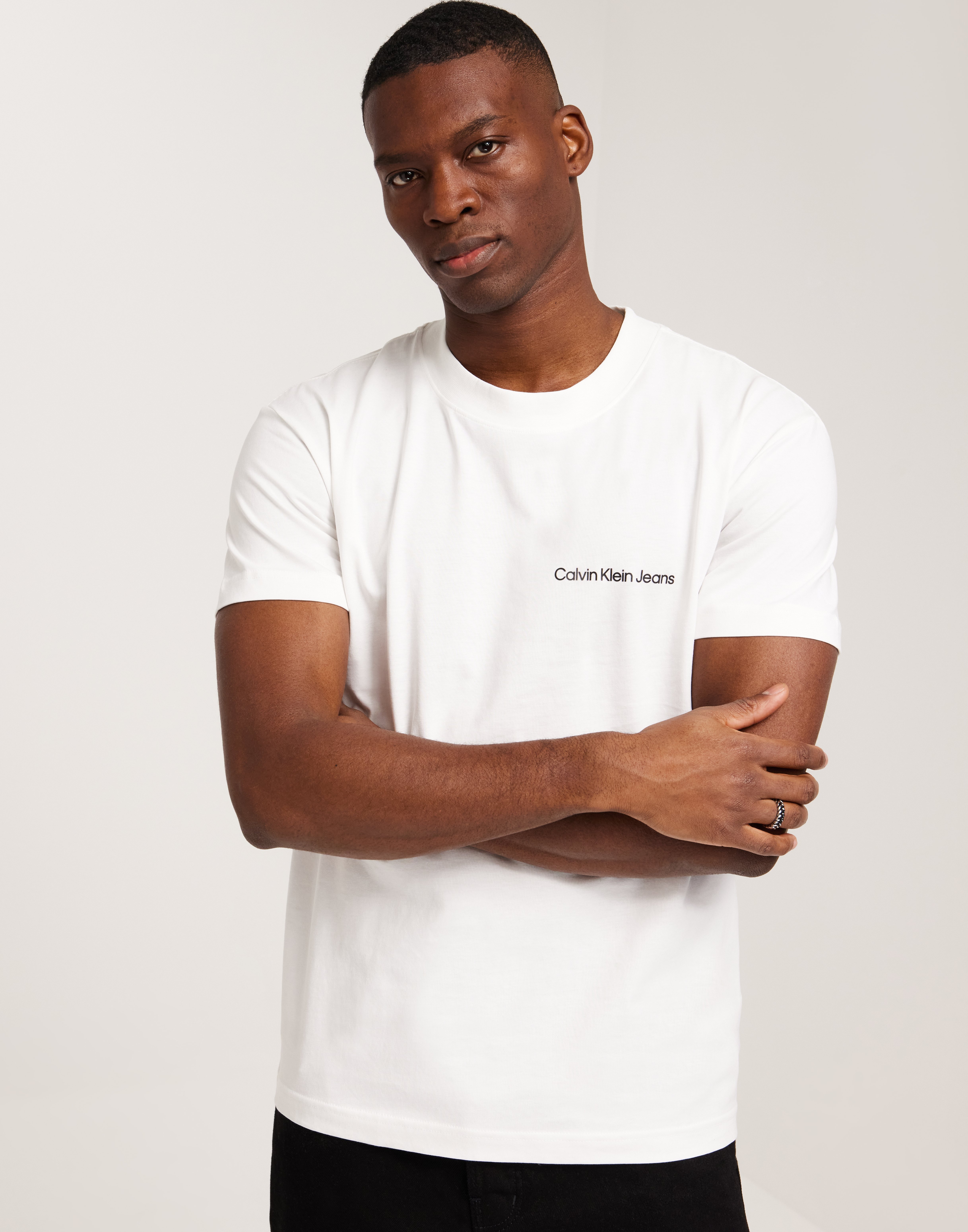 Buy Calvin Klein Jeans INSTITUTIONAL TEE Bright White NLYMAN