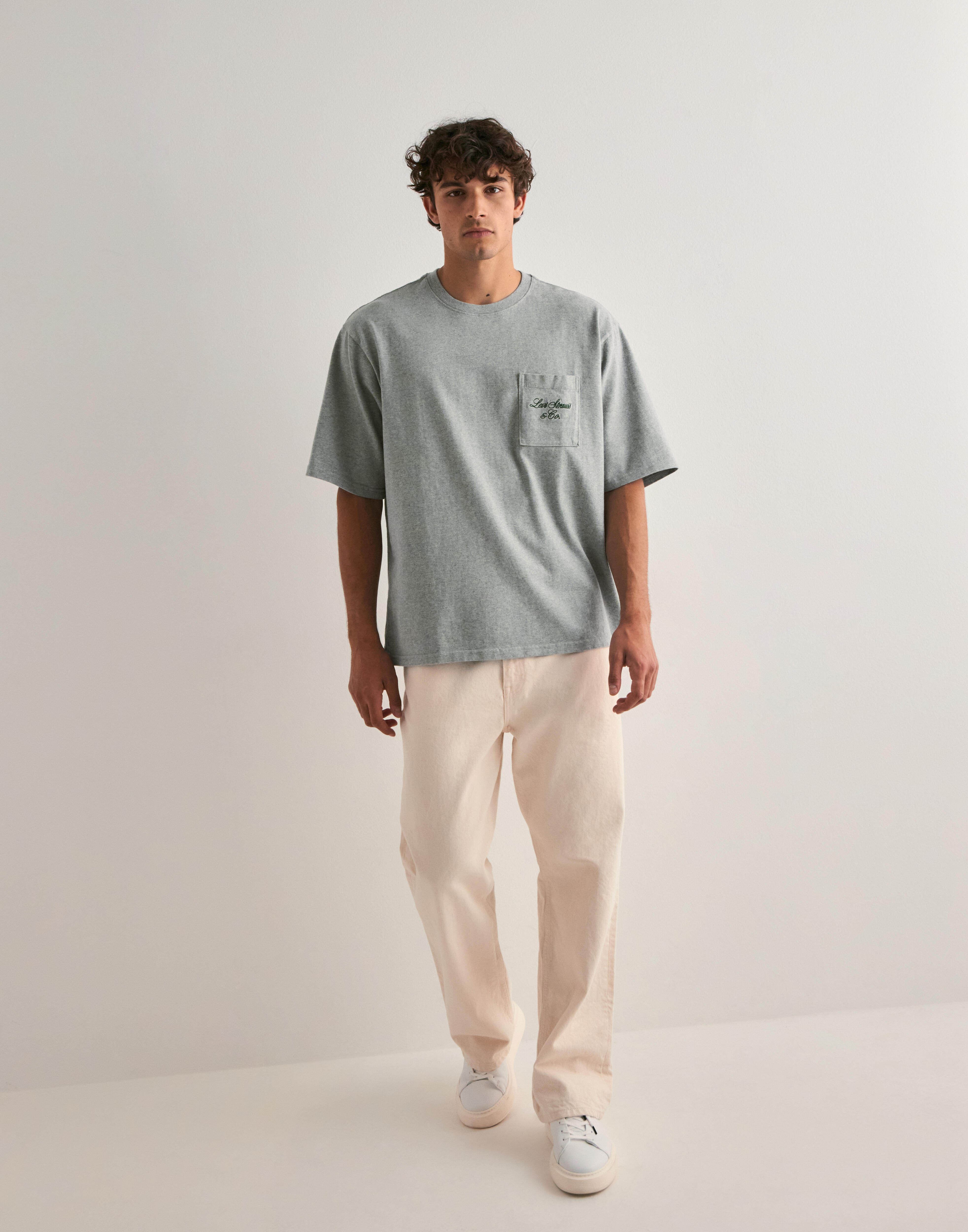 Buy Levi's HALF SLEEVE GR PCKT T LEVIS SC - Grey | NLYMAN