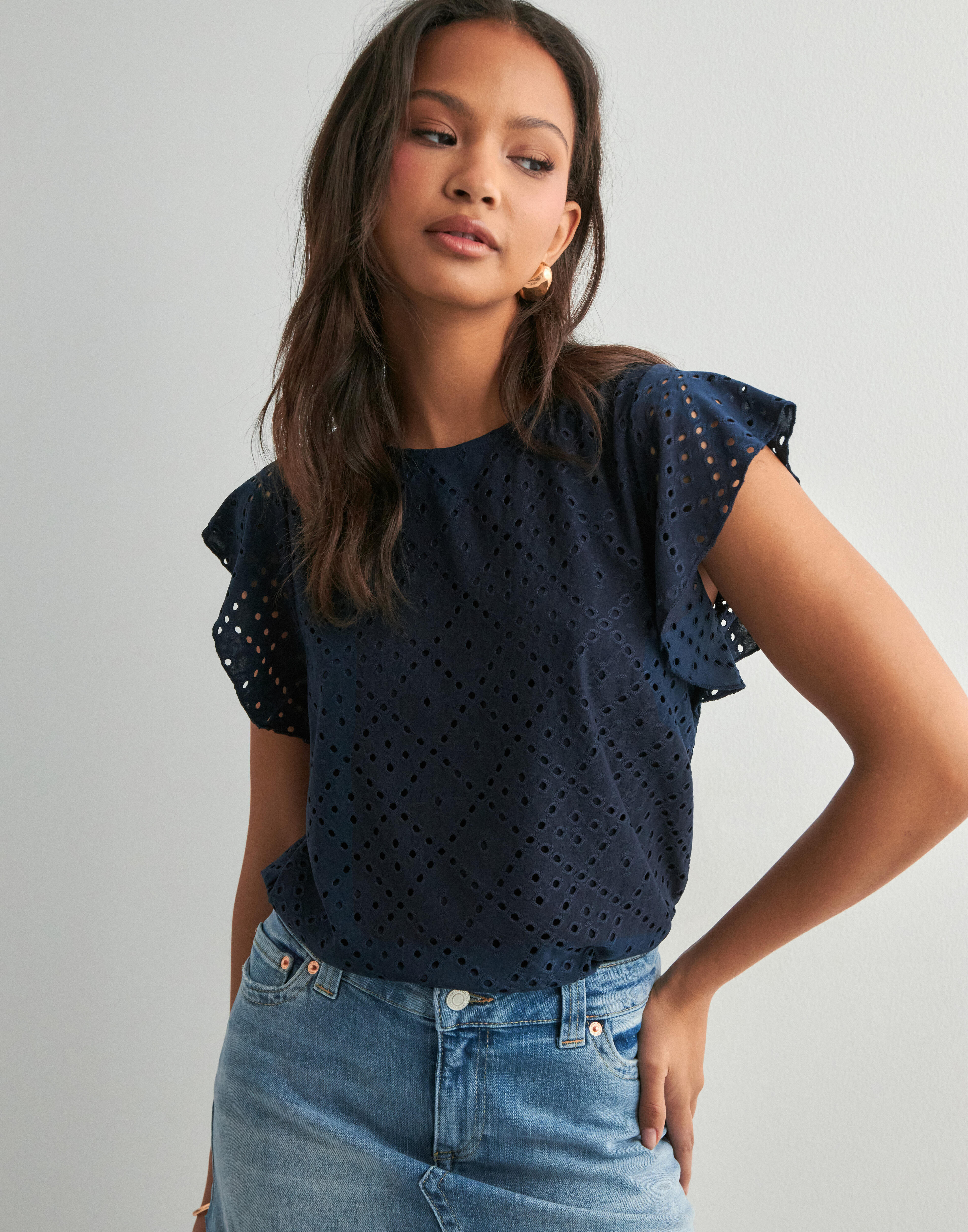 vero moda polka dot top