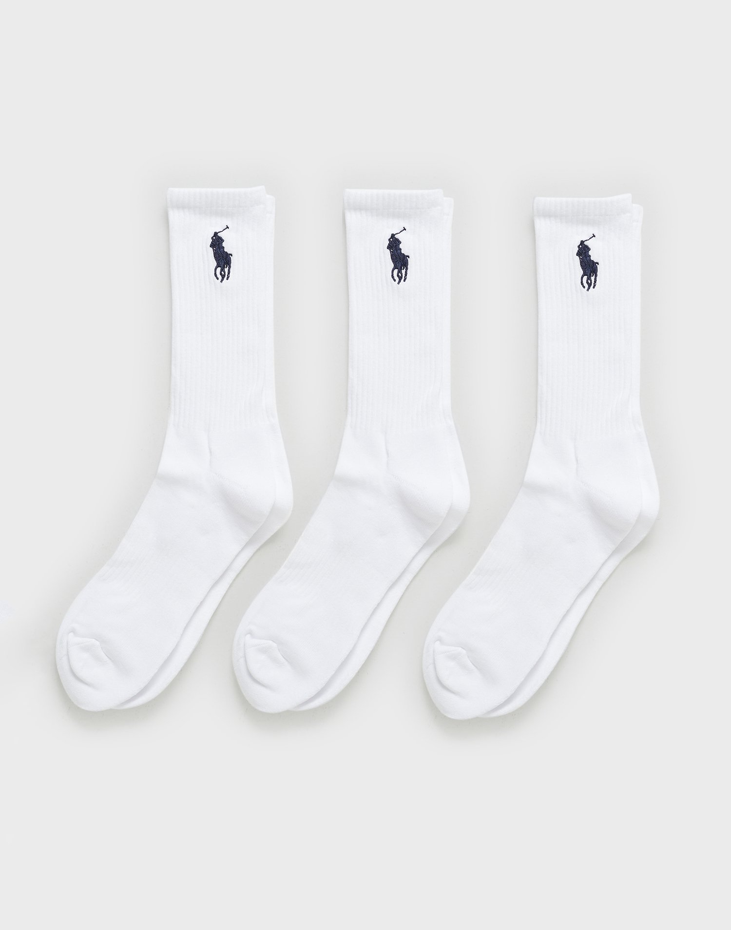 Polo Ralph Lauren Big Pny Crew Sock 3-Pack Sokker Hvid