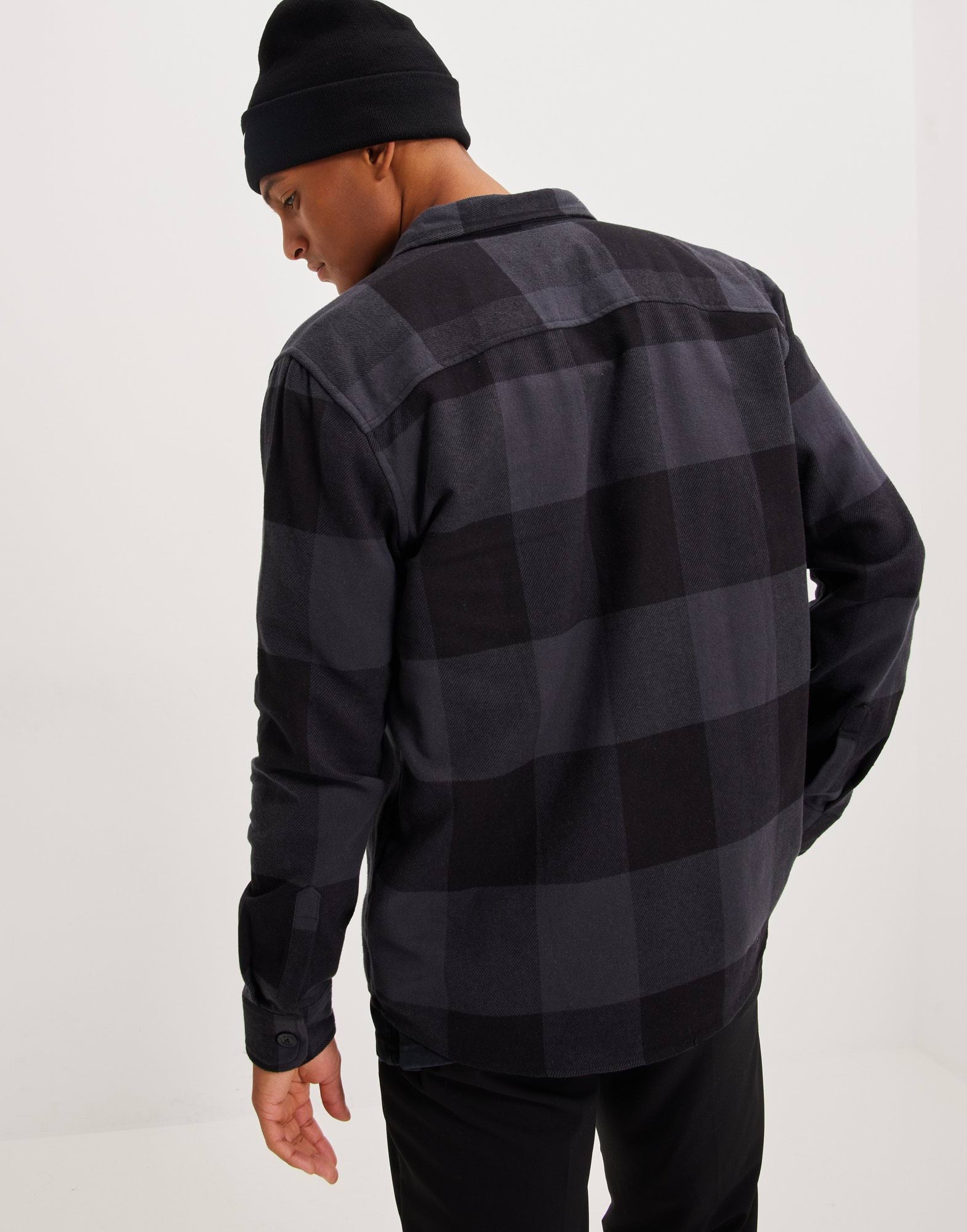 Men's Oversized Checkered Overshirt - Button Down Shirts - New In 2026