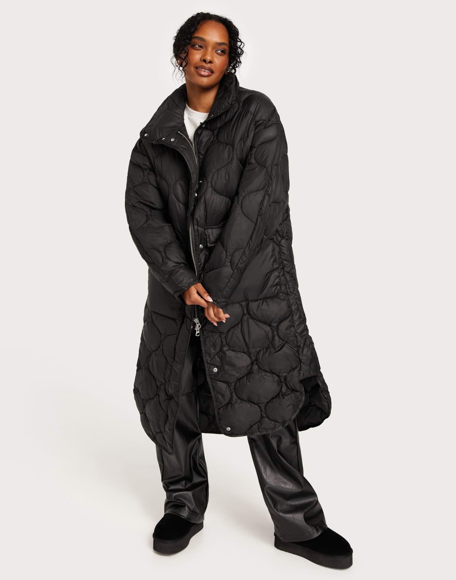 JXLENORA OVERSIZED SHINY QUILTED COAT SN