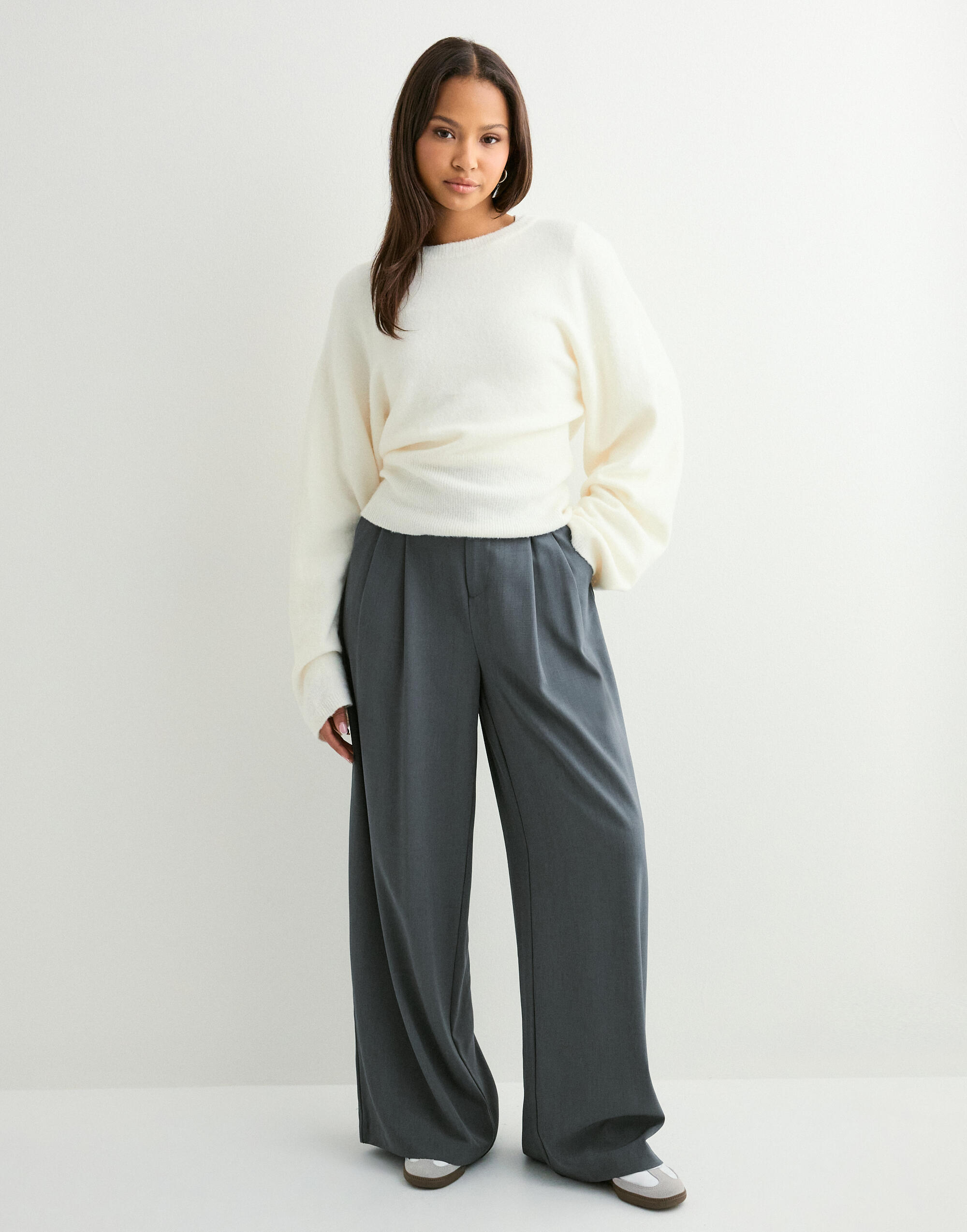 ONLY Onlevaly-Lika Life Hw Wide Pant TLR, Smokey Olive, 34W / 34L