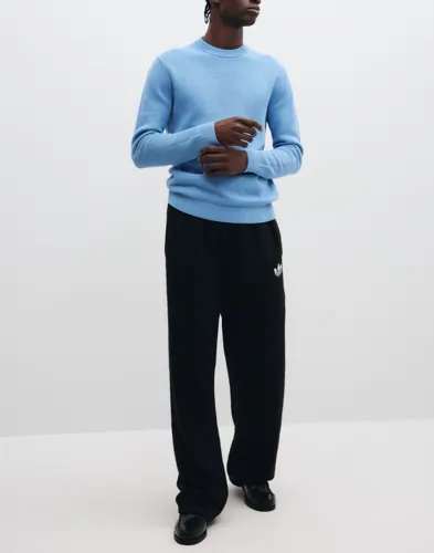 Selected Men Slhdane Ls Knit Structure Crew Neck Stickade tröjor herr – bild 6