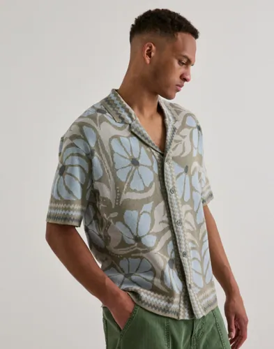 ONLY & SONS Onsduke Rlx 14 Jaq Ss Shirt Knit Mönstrade skjortor herr – bild 2