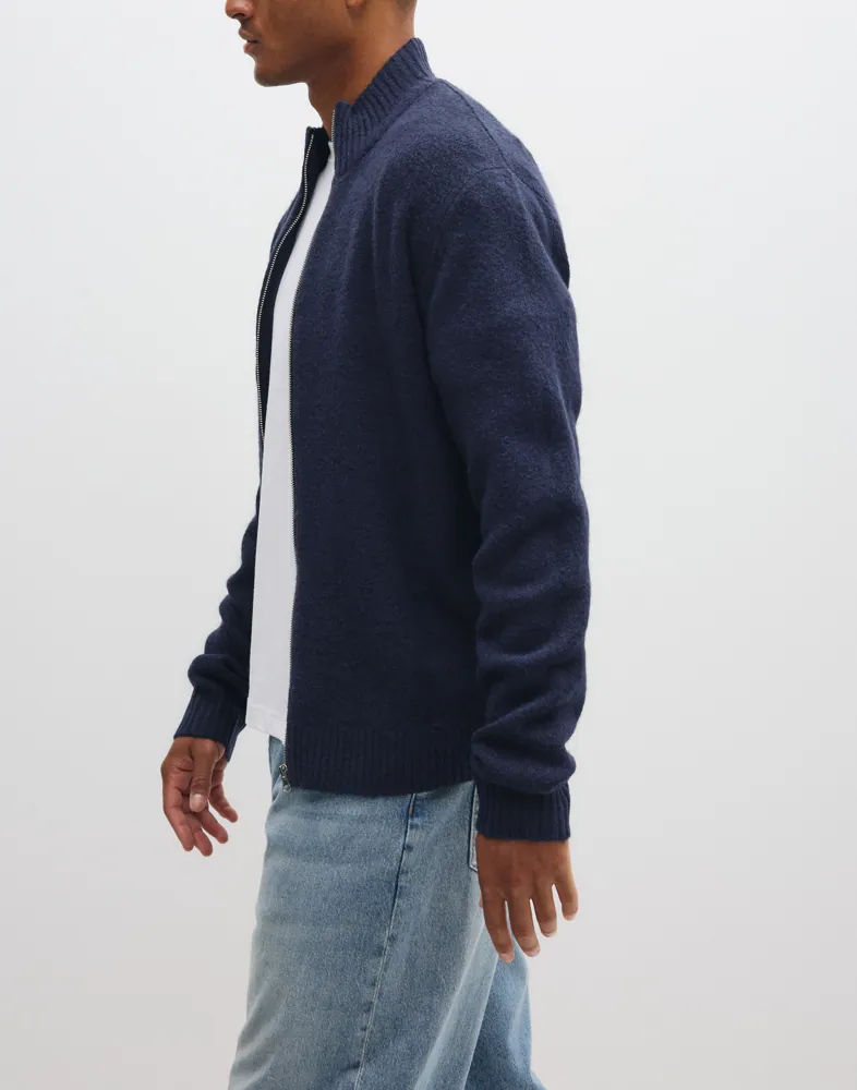JACK & JONES Jjsoho Ollie Knit High Neck Zip Car Tröjor med dragkedja herr – bild 3