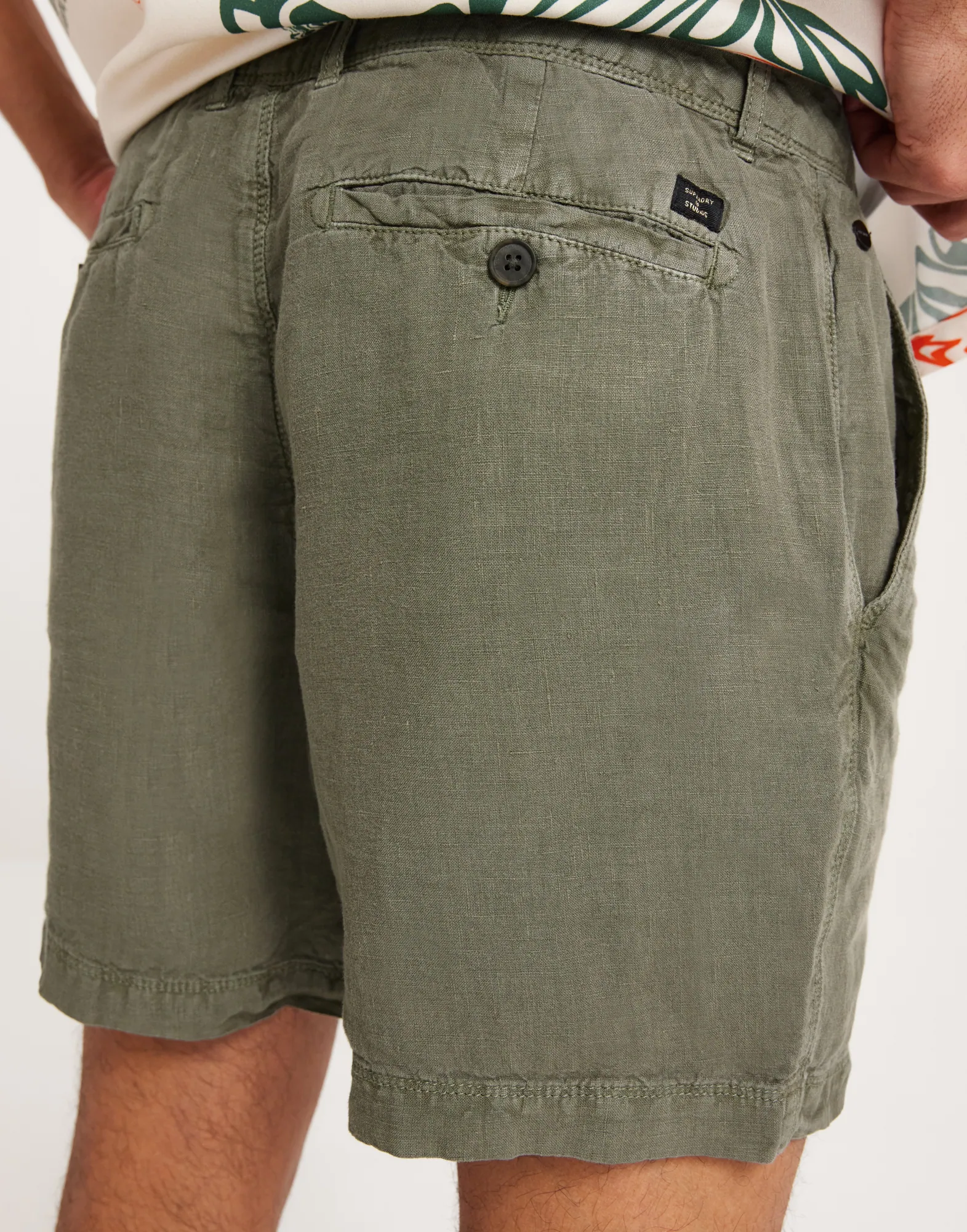 STUDIOS OVERDYED LINEN SHORT