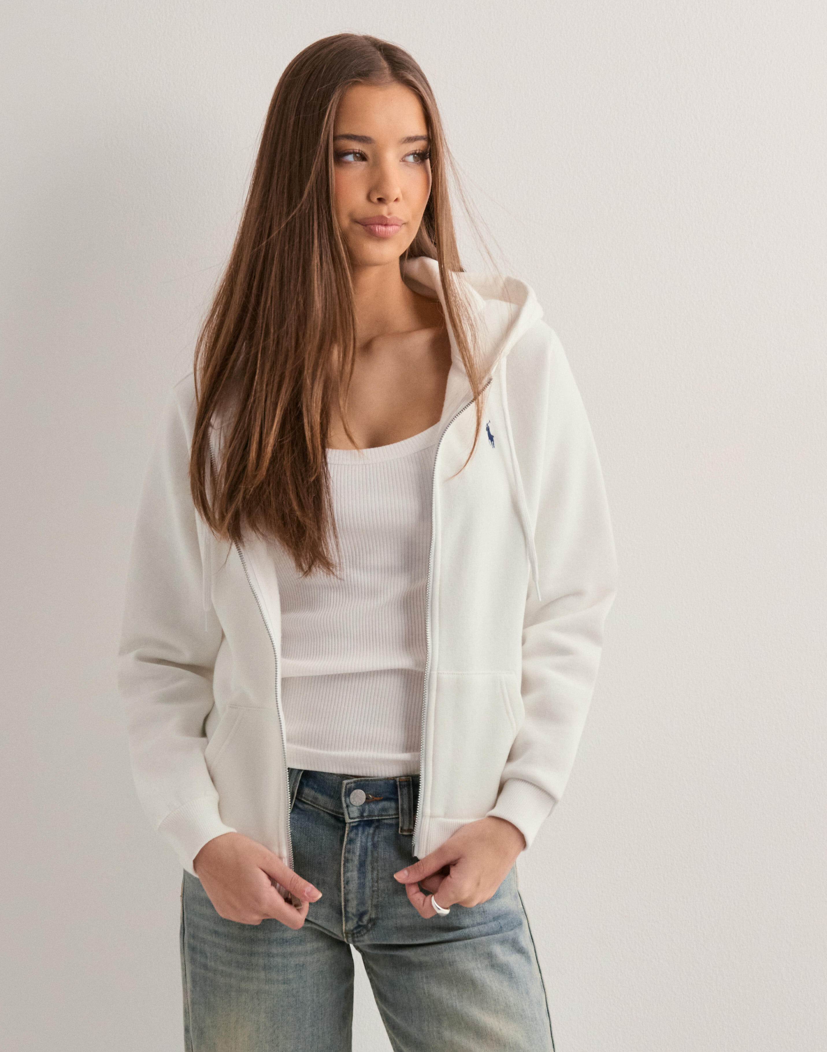 Buy Polo Ralph Lauren PRL FZ-LONG SLEEVE-SWEATSHIRT - White