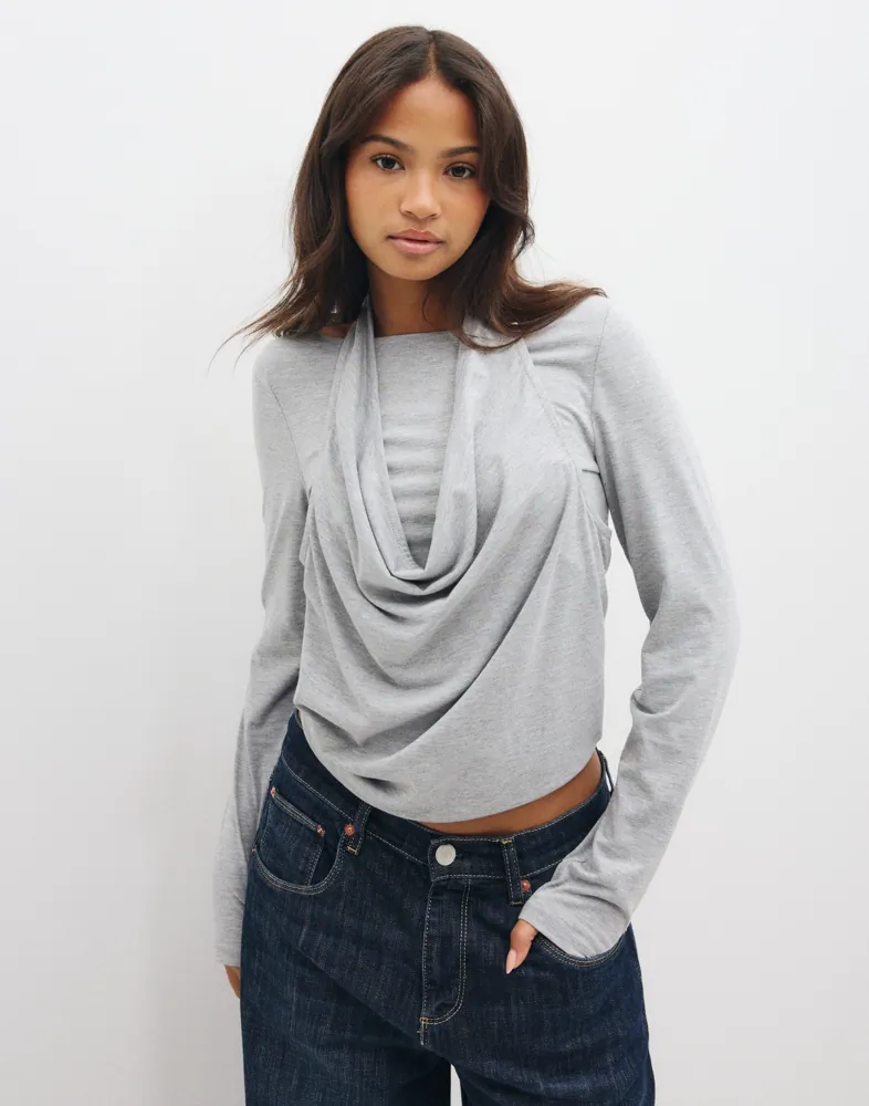 Nelly Effortless Double Look Top toppar & linnen dam – bild 3