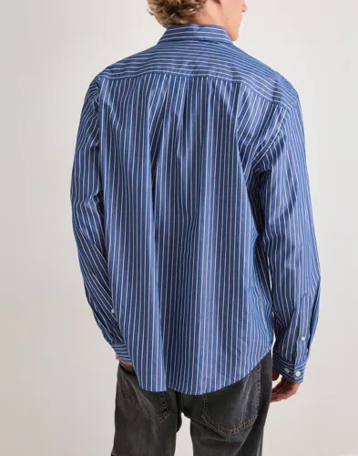 Selected Men Slmrlxsander Isak Poplin Ls Shirt N Vardagsskjortor herr – bild 6