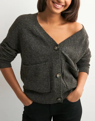 Vmboom Ls V-Neck Button Cardigan Ga 3