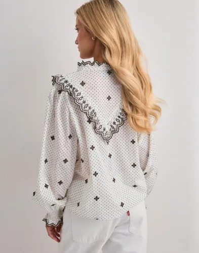 NEO NOIR Degas Dot Blouse blusar dam – bild 3