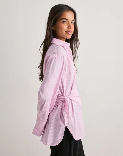 NEO NOIR Dita Scarf Stripe Shirt skjortor dam – bild 2