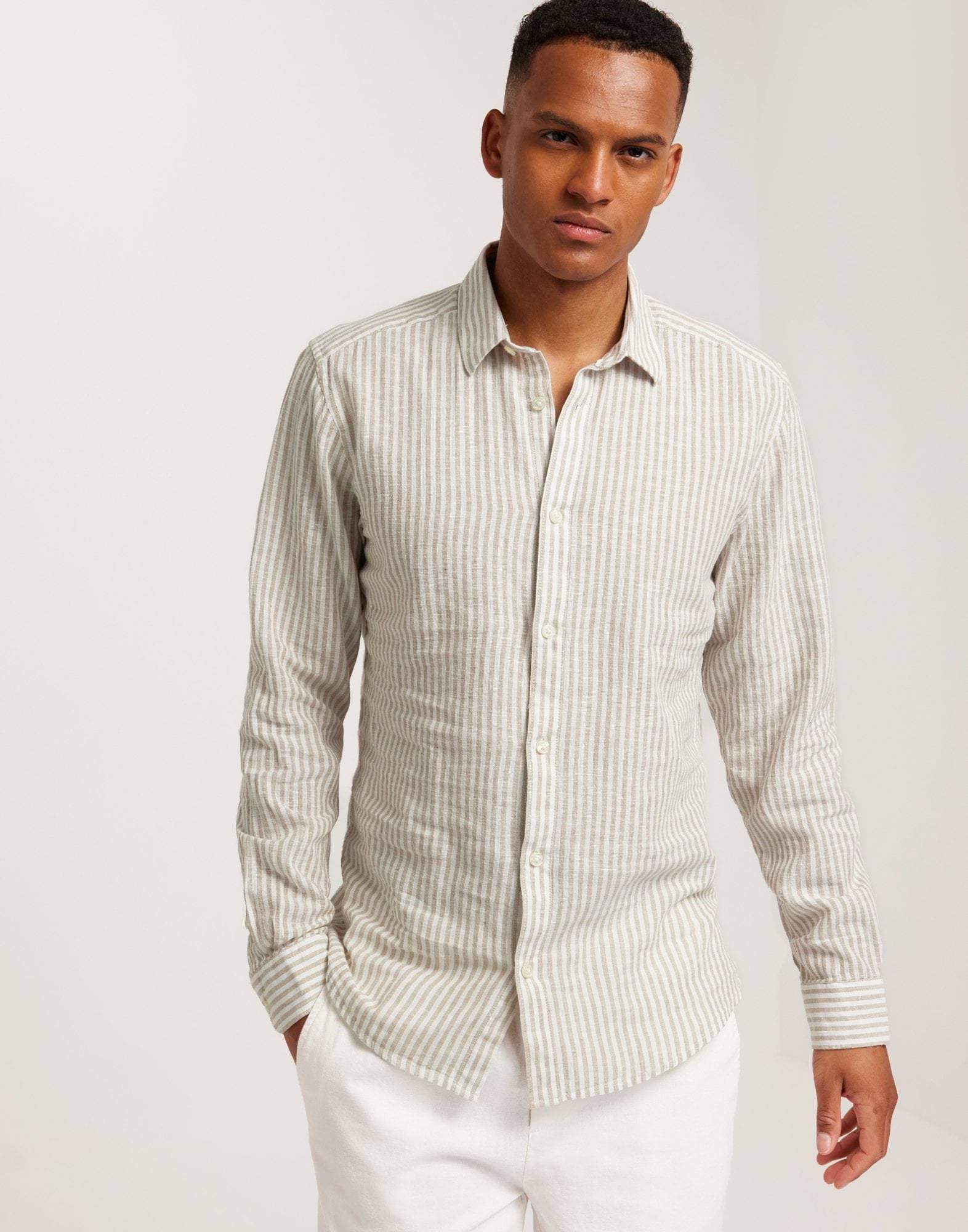 ONSCAIDEN LIFE LS STRIPE LINEN 660