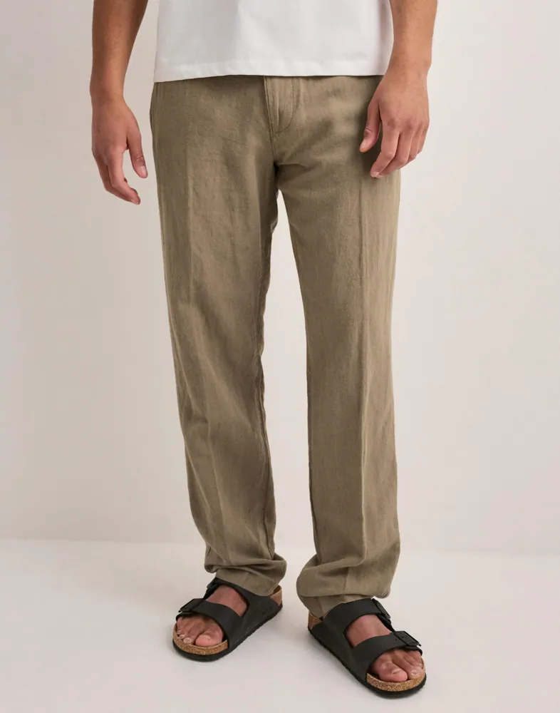 SLH196-Straight Leroy Sun Pant Noos Linnebyxor