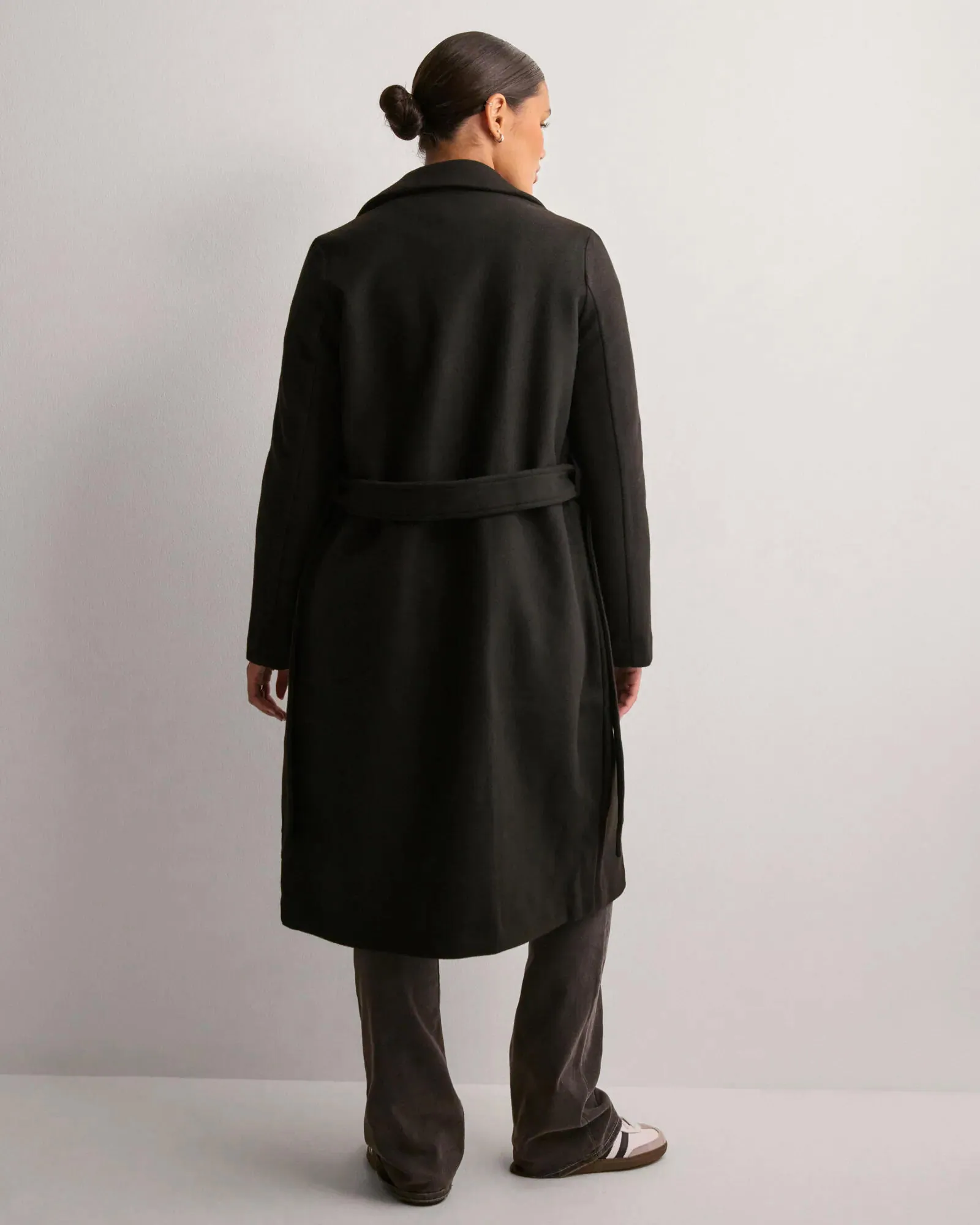 Vmfortuneaya Long Coat Black