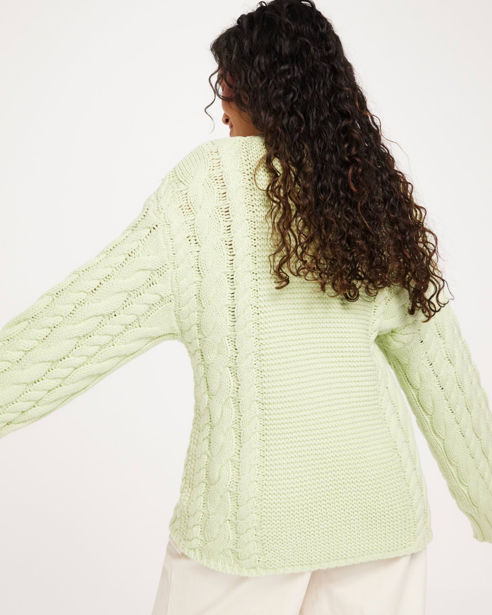 Chunky Cable Knit Sweater