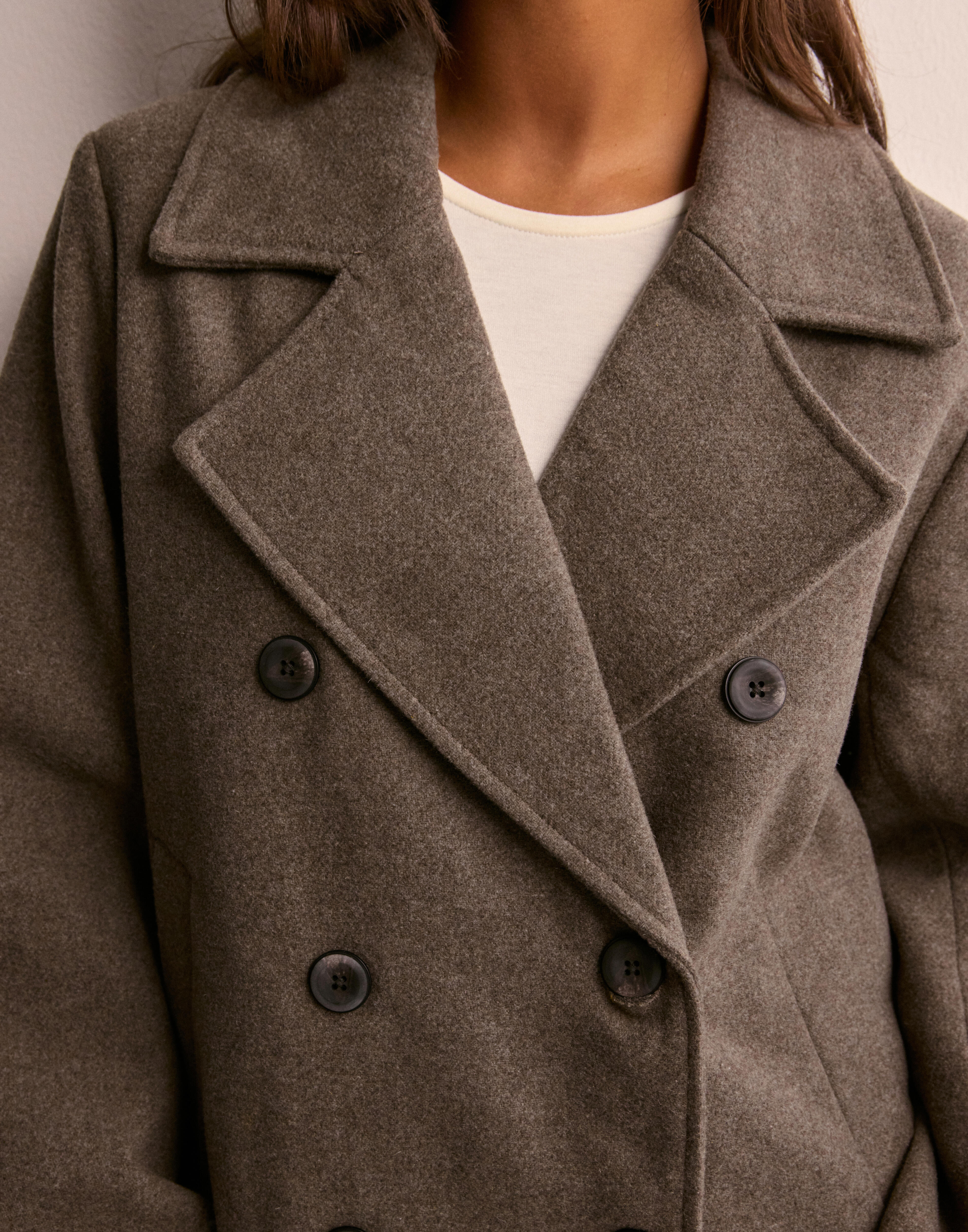 Creme OBJECT Jack OBJKEILY SHORT JACKET