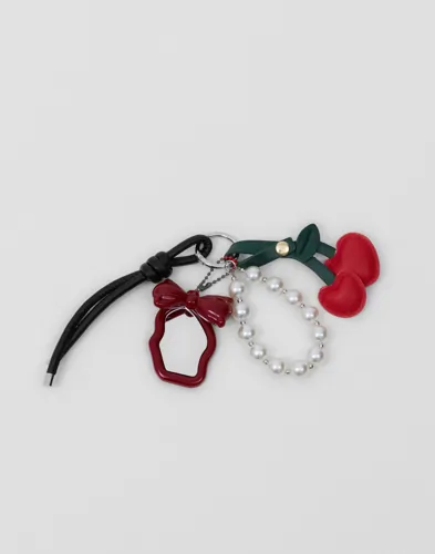 Pieces - Punainen - Pcdrilla Keyhanger Bundle D2D