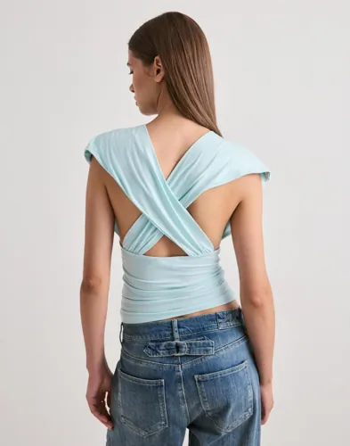Nelly Cross Back Shoulder Top toppar dam – bild 3