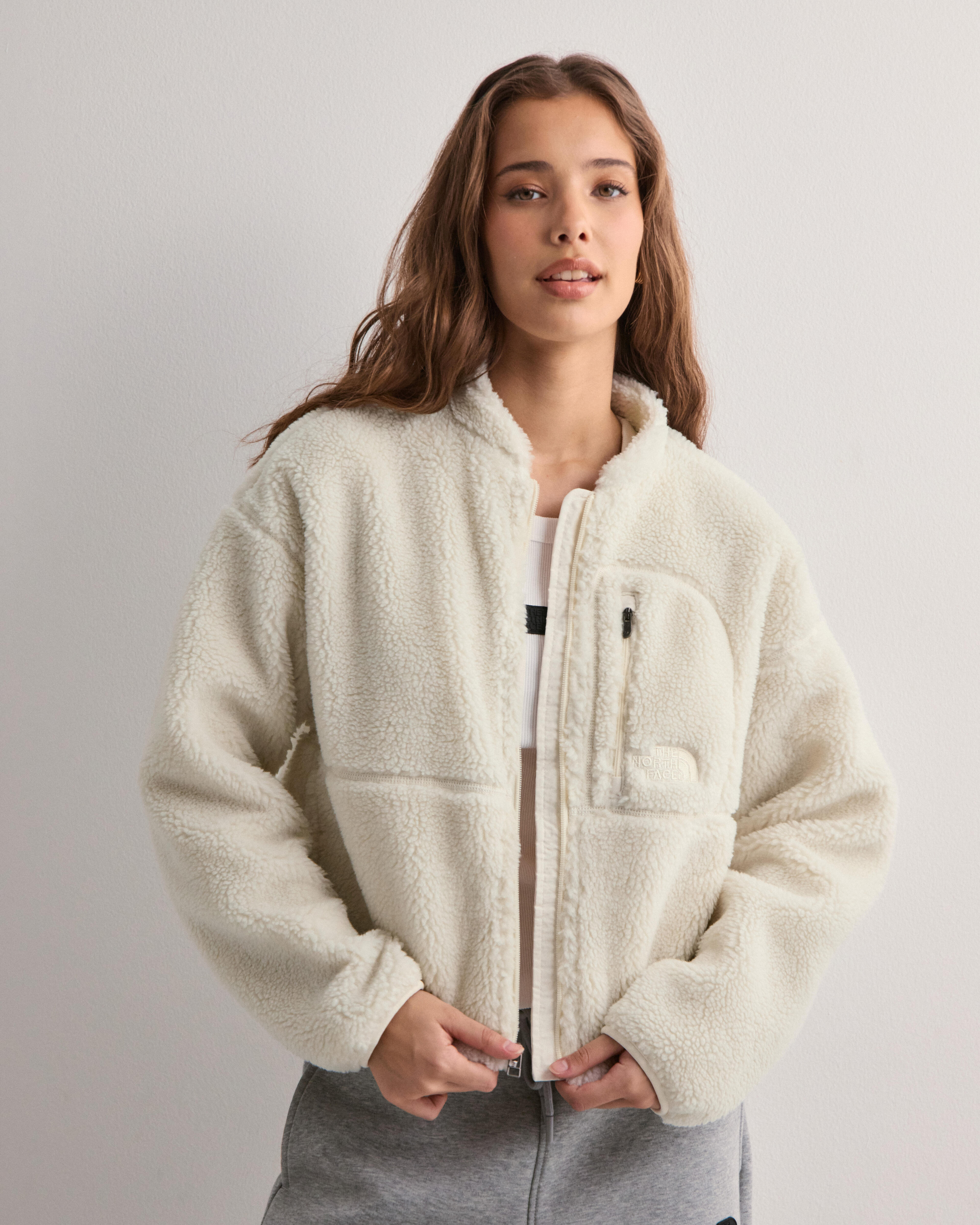 Buy The North Face W EXTREME PILE 2 FZ JACKET - White | Nelly.com