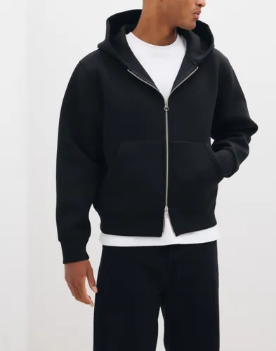 Jack & Jones Jcolegacy Sweat Scuba Zip Hood Noos Hoodies med dragkedja Svart
