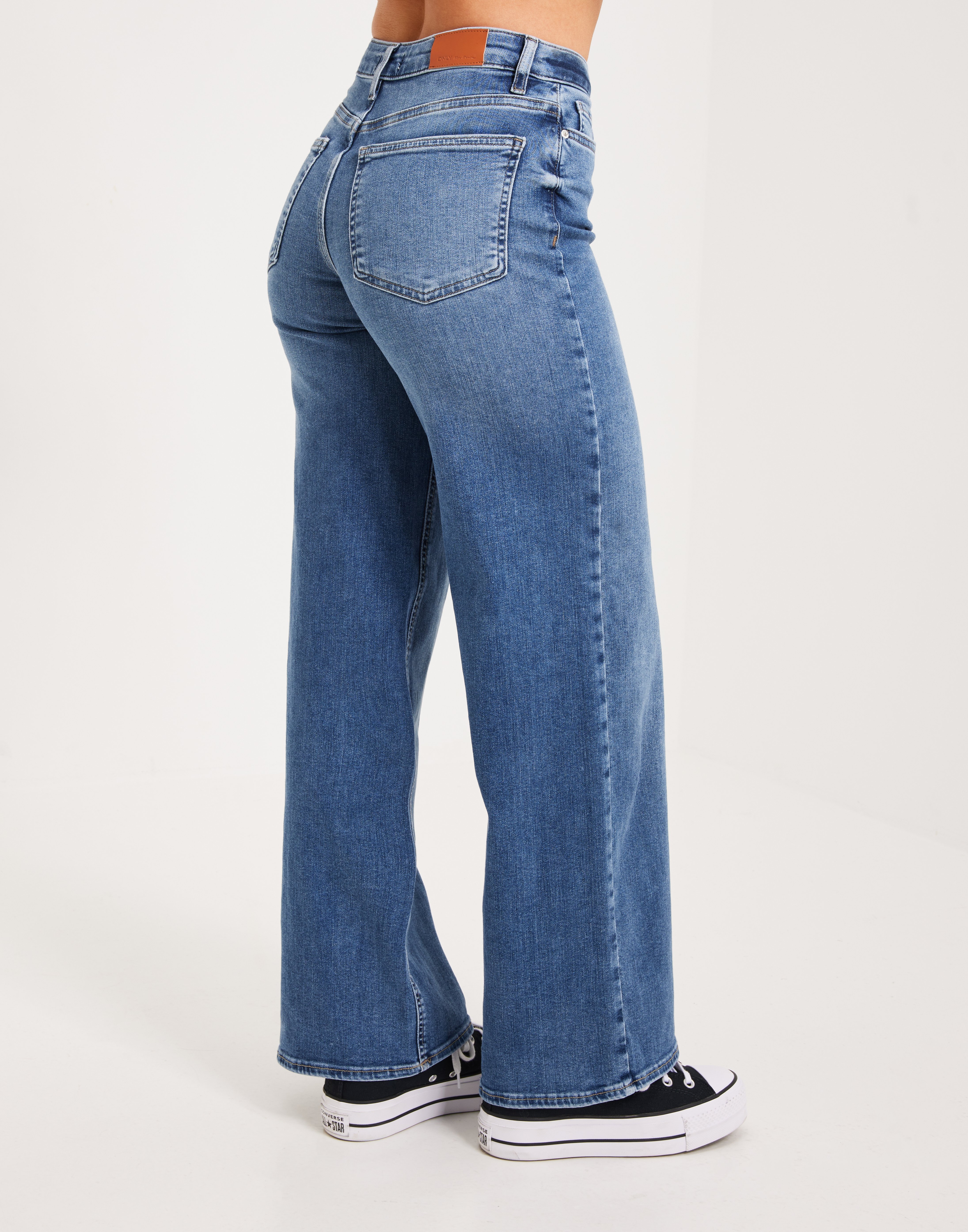 Buy Only ONLMADISON BLUSH HW WIDE DNM CRO372 - Medium Blue
