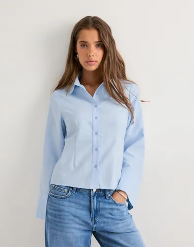 Neo Noir - Blå - Rosa Oxford Shirt