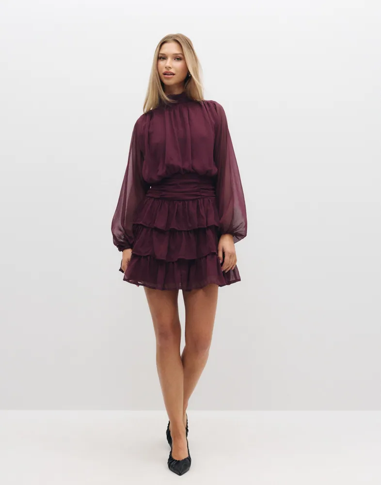 VERO MODA Vmstella Ls Short Dress Wvn Pa klänningar dam – bild 2