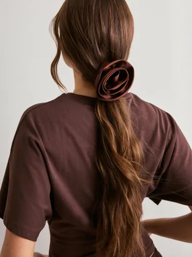 BECKSÖNDERGAARD - Brun - Luster Rosea Scrunchie