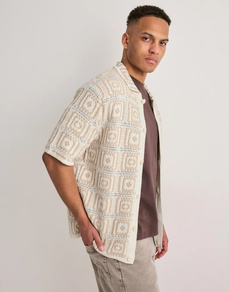 Onsbart Rlx 5 Ss Shirt Knit Kortärmade skjortor