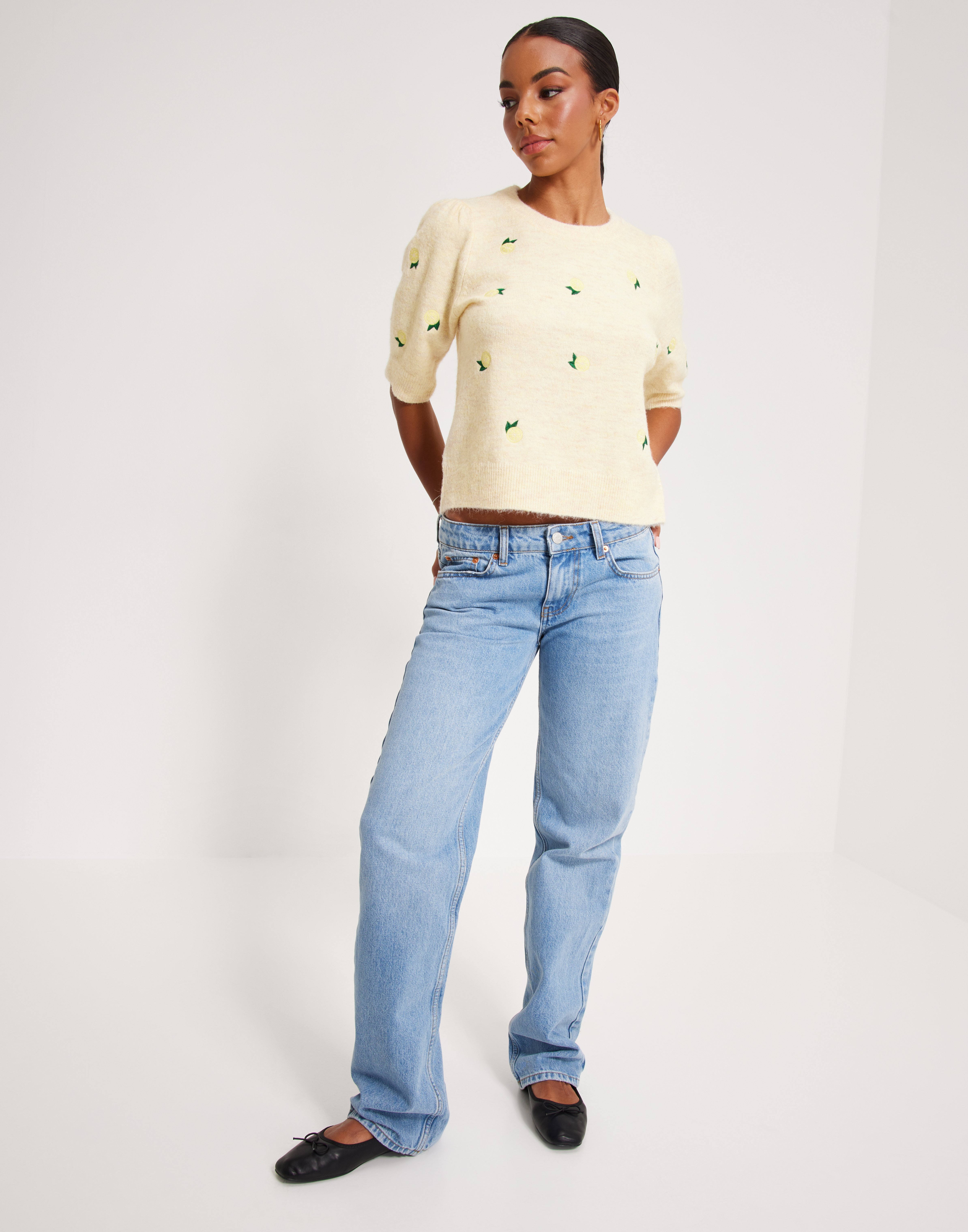 VERO MODA VMPLAZA Maglione Donna A Righe Girocollo - Pullover Maglia Leggero Con Polsini A Coste - 2