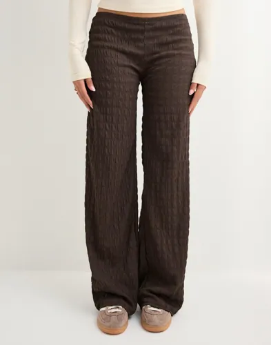 Nelly - Brun - Stunning Low Waist Structure Pants