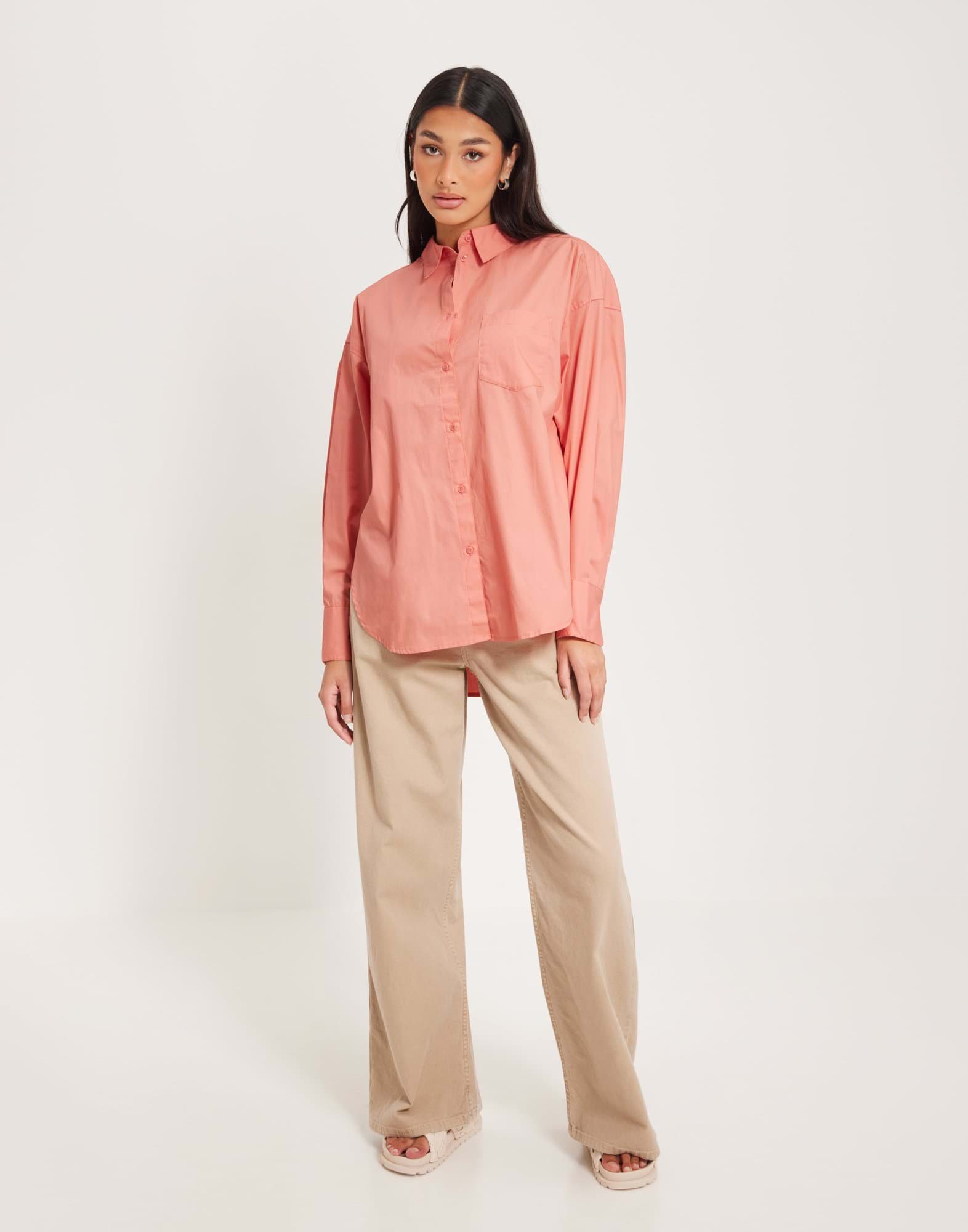 JXJAMIE LS RELAXED POPLIN SHIRT WVN