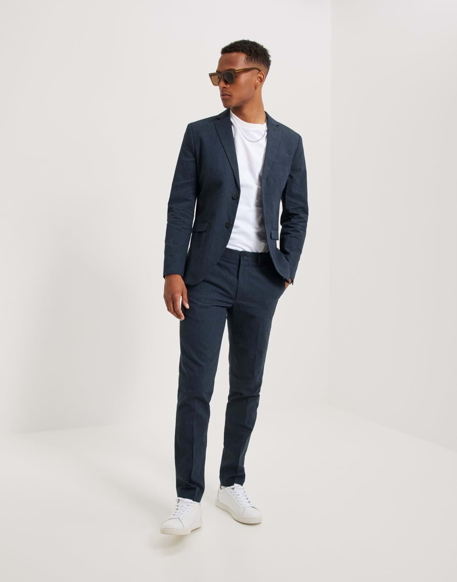 JPRLINEN BLAZER SLIM FIT LN