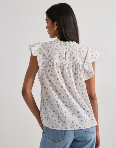 VERO MODA Vmtrine Sl Lace Top Wvn Ga Noos blusar dam – bild 3