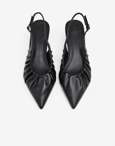Pointy Pleated Slingback 3