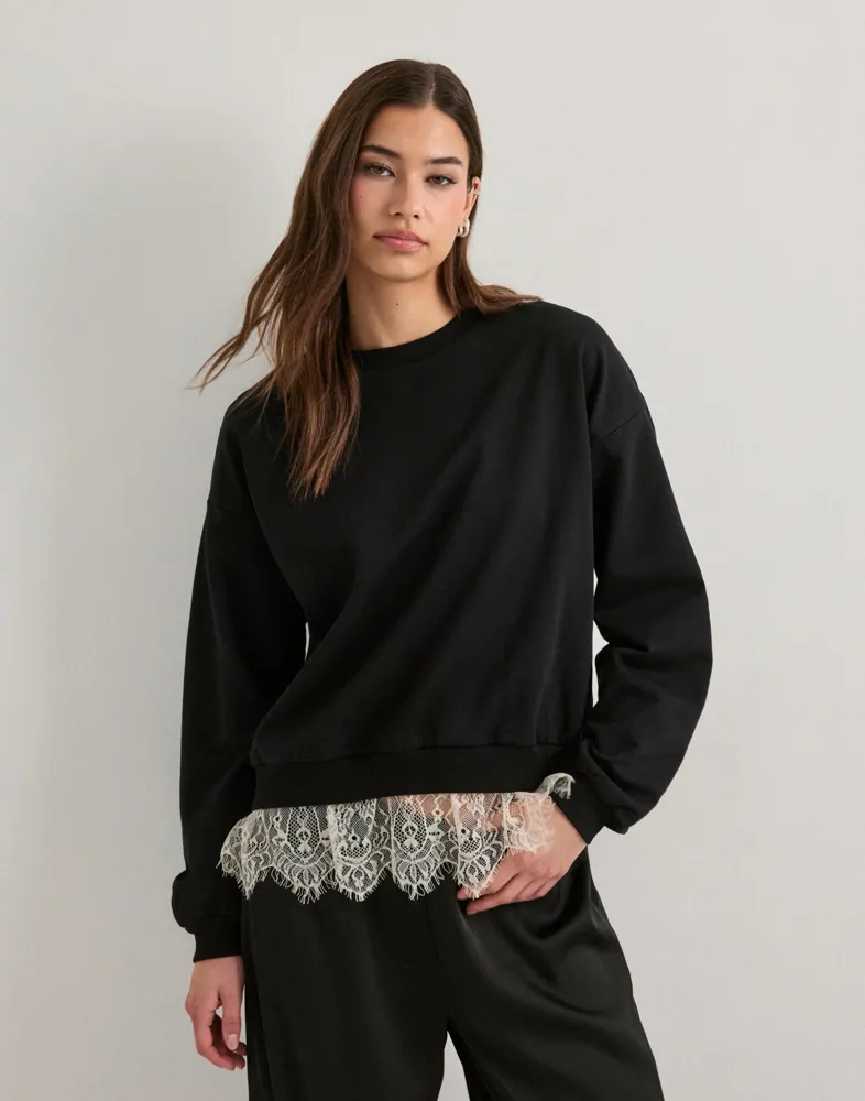 Lace Detail Sweat