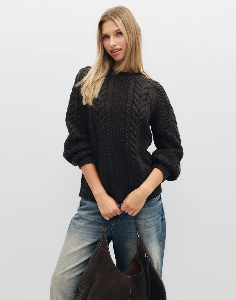 Awtoa Ls O-Neck Knit Noos