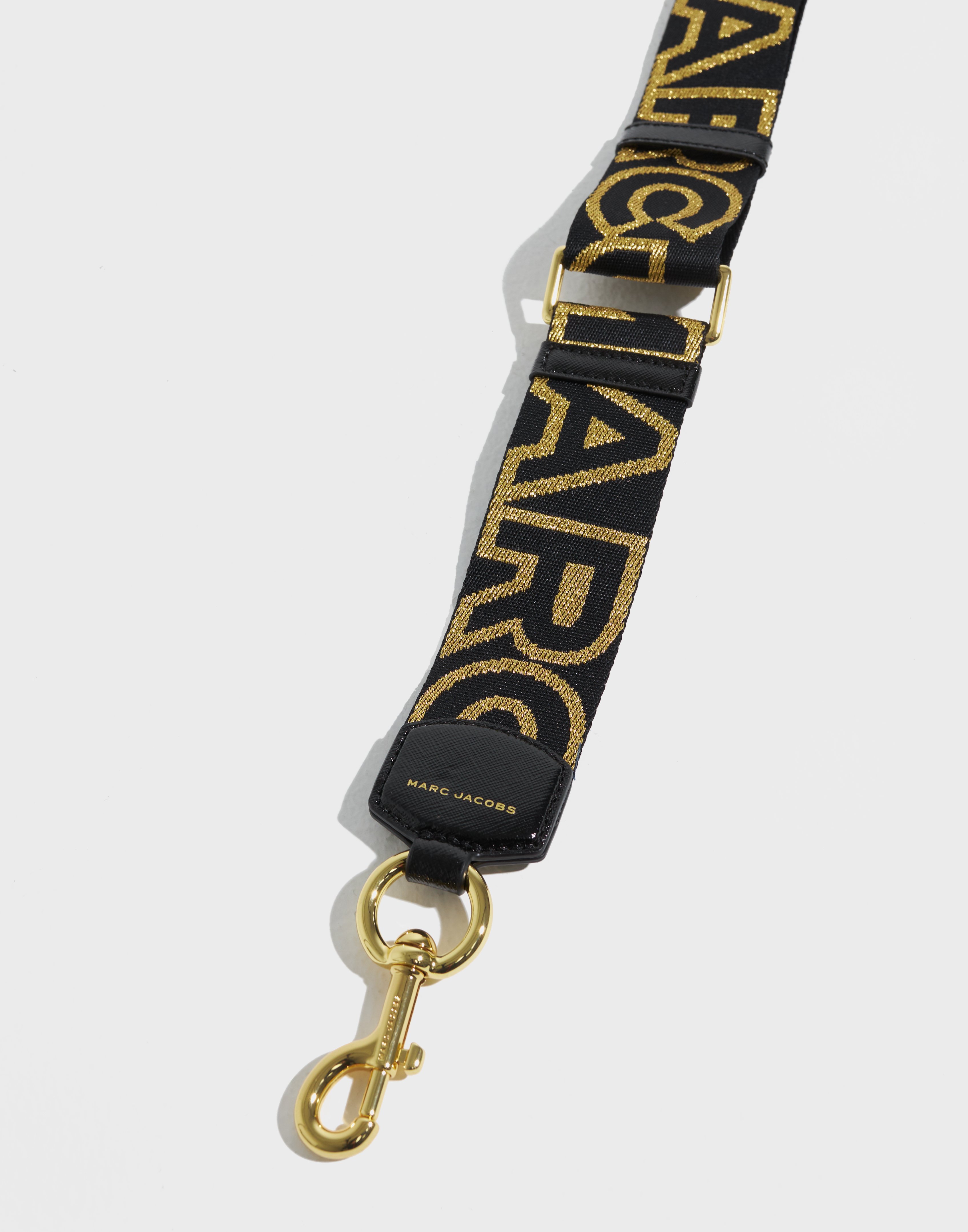 THE MARC JACOBS ストラップ ブラック ゴールド Buy Marc Jacobs THE STRAP - Black/Gold | Nelly.com