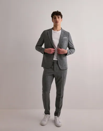 Selected Men Slhslim-Oasis Linen Blz Noos Kavajer bomberjackor herr – bild 3