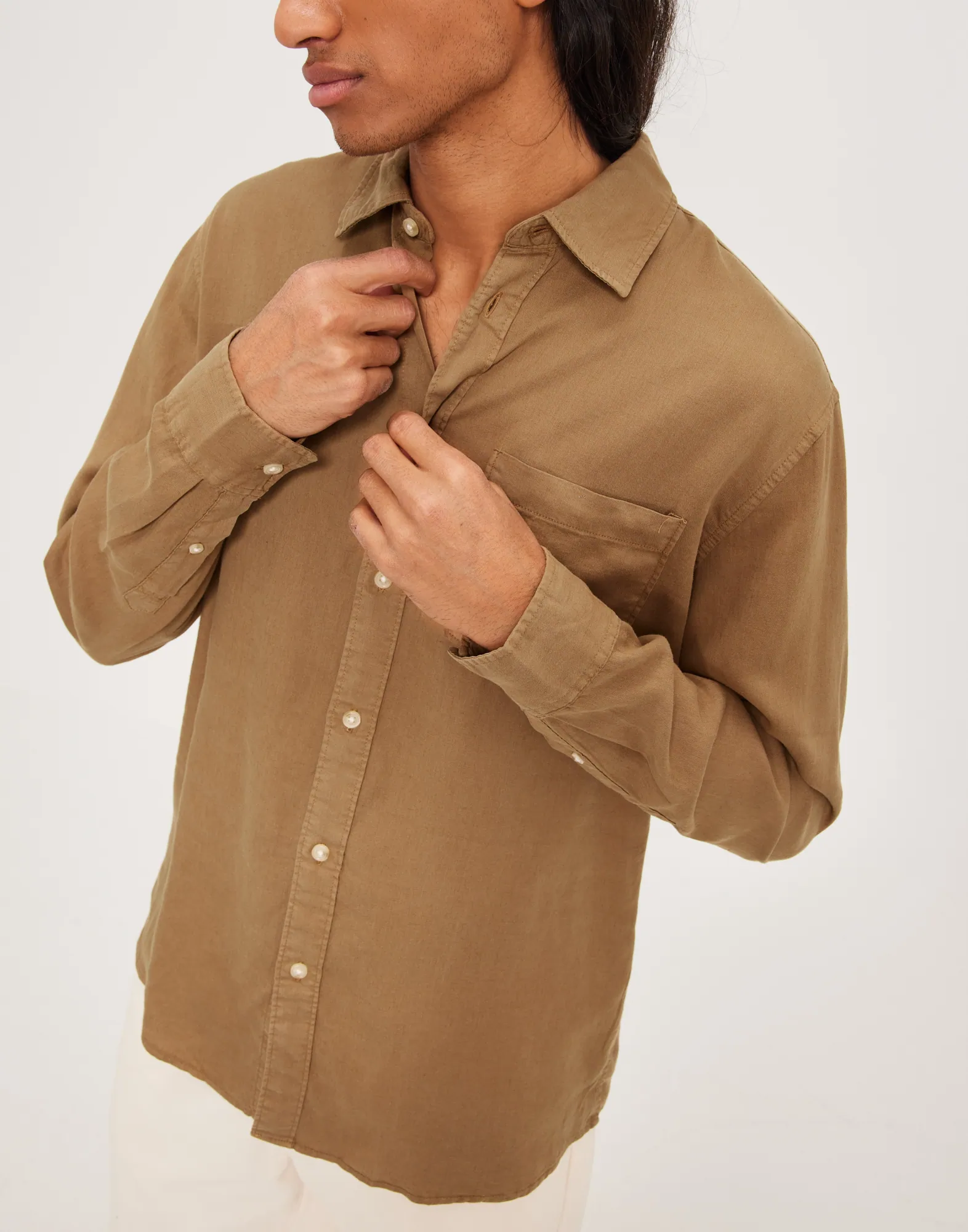 SLHREGPASTEL-LINEN SHIRT LS W NOOS