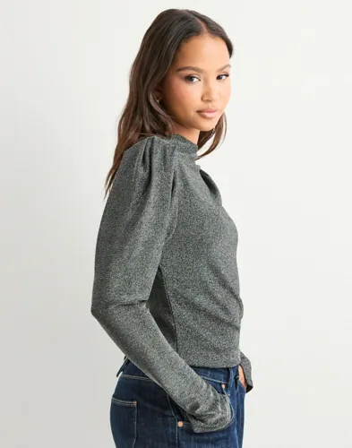 VERO MODA Awdynasty Ls High Neck Top toppar dam – bild 2