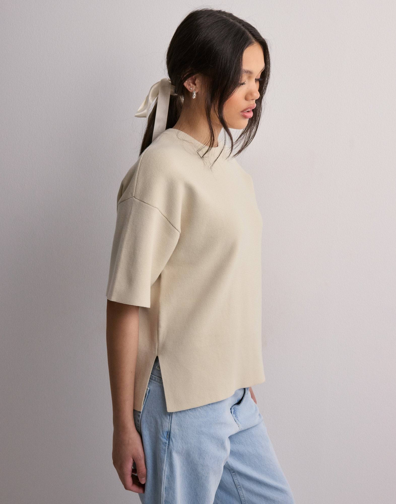 SLFLIVA 2/4 KNIT O-NECK NOOS