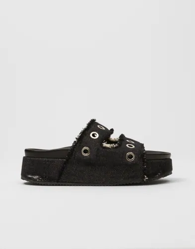 Inuikii - Sort - Slipper Jeans Studs