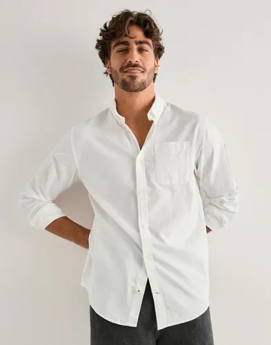 Jack & Jones Jjeoxford Shirt Ls Noos Vardagsskjortor Vit