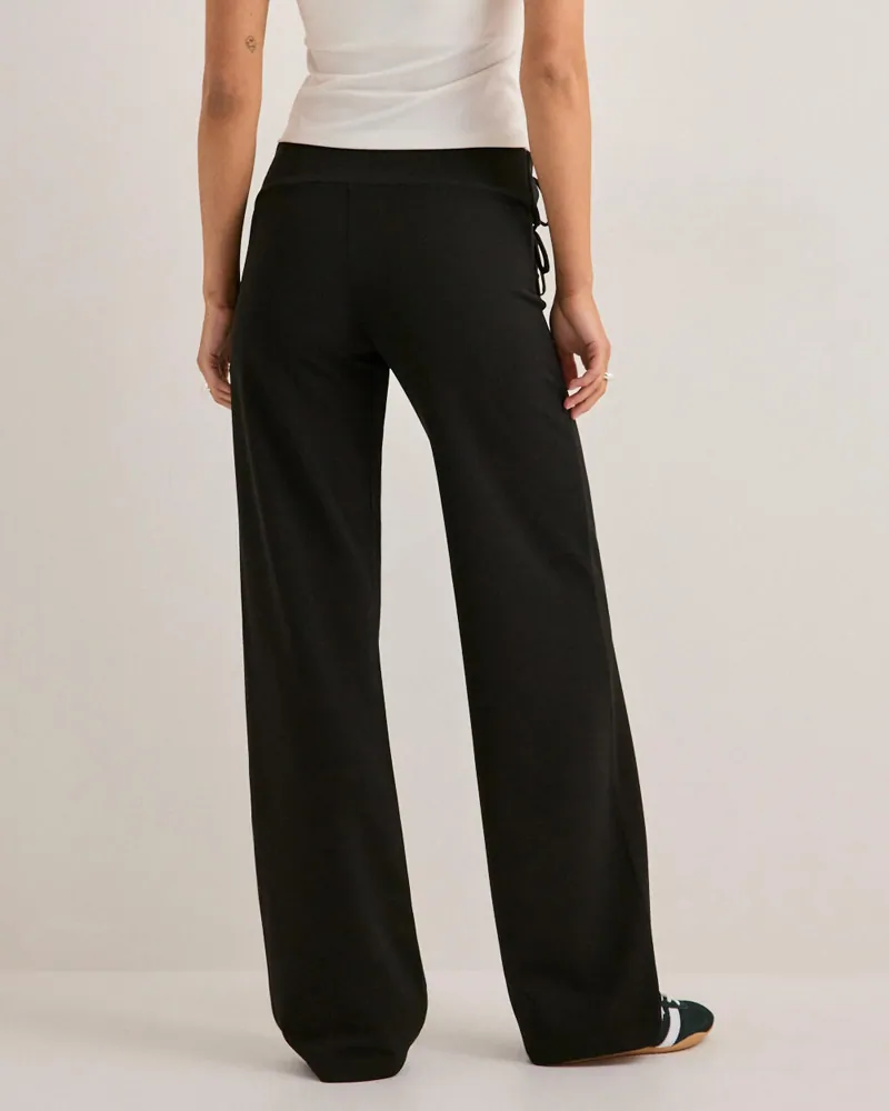 Nelly Keep It Up Tie Waist Pants byxor dam – bild 2